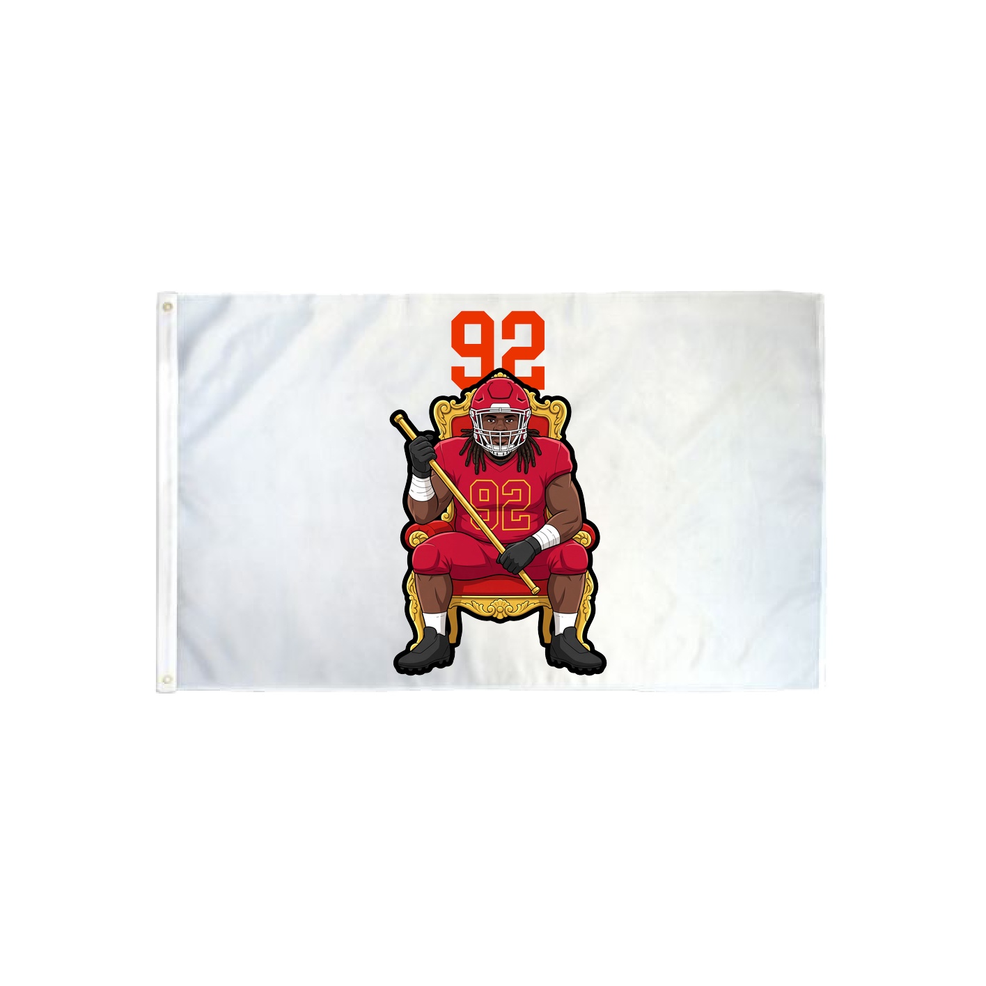 3x5 Flag — Number Top in Classic