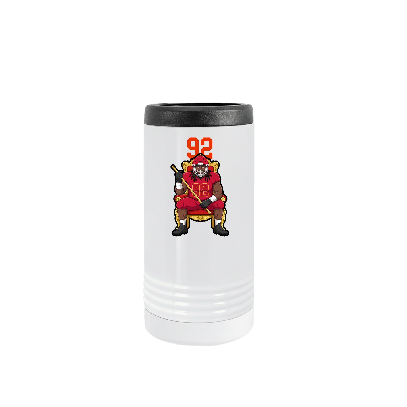 Slim Beverage Holder — Number Top in White