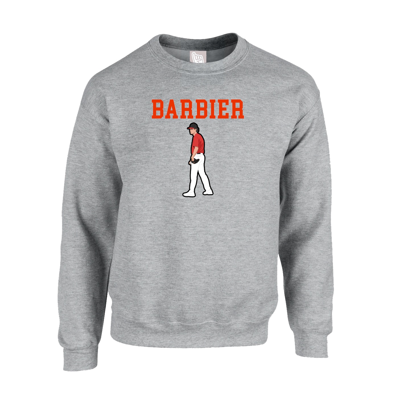 Fleece Crew — Shirsey in Grey