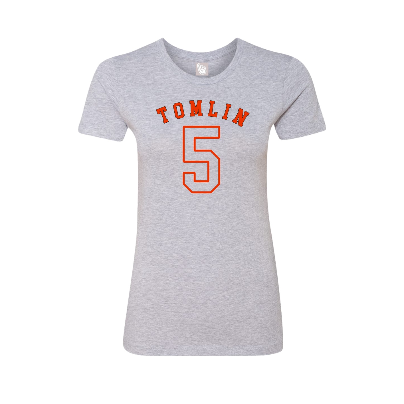 Fitted Women's Tee — Shirsey Arch in Grey