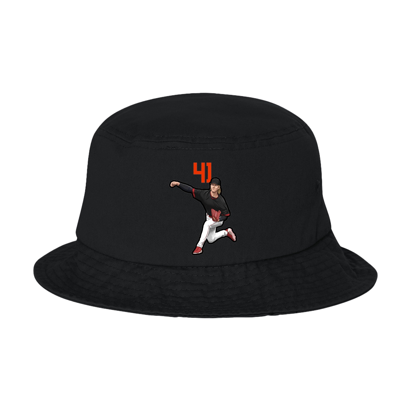 Bucket Cap — Number Top in Black
