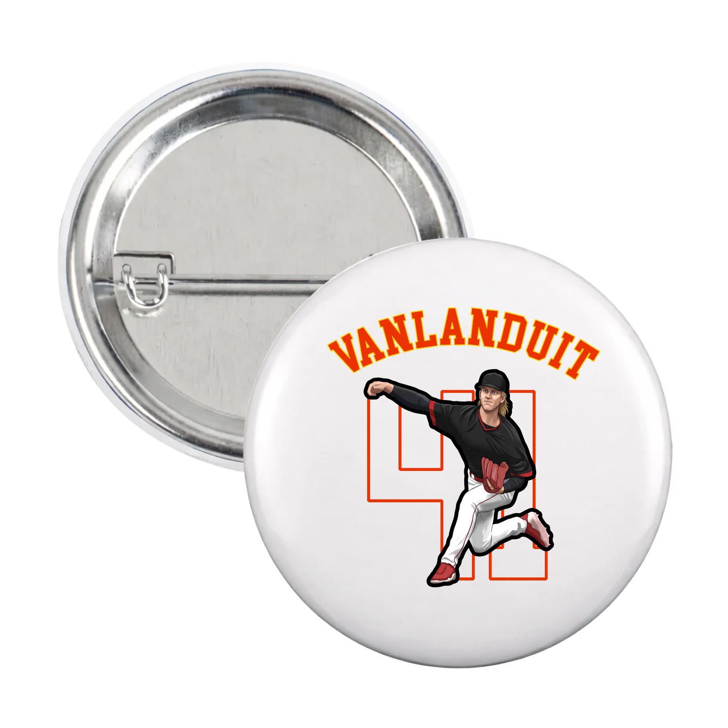 Game Day Button — Shirsey Arch in White