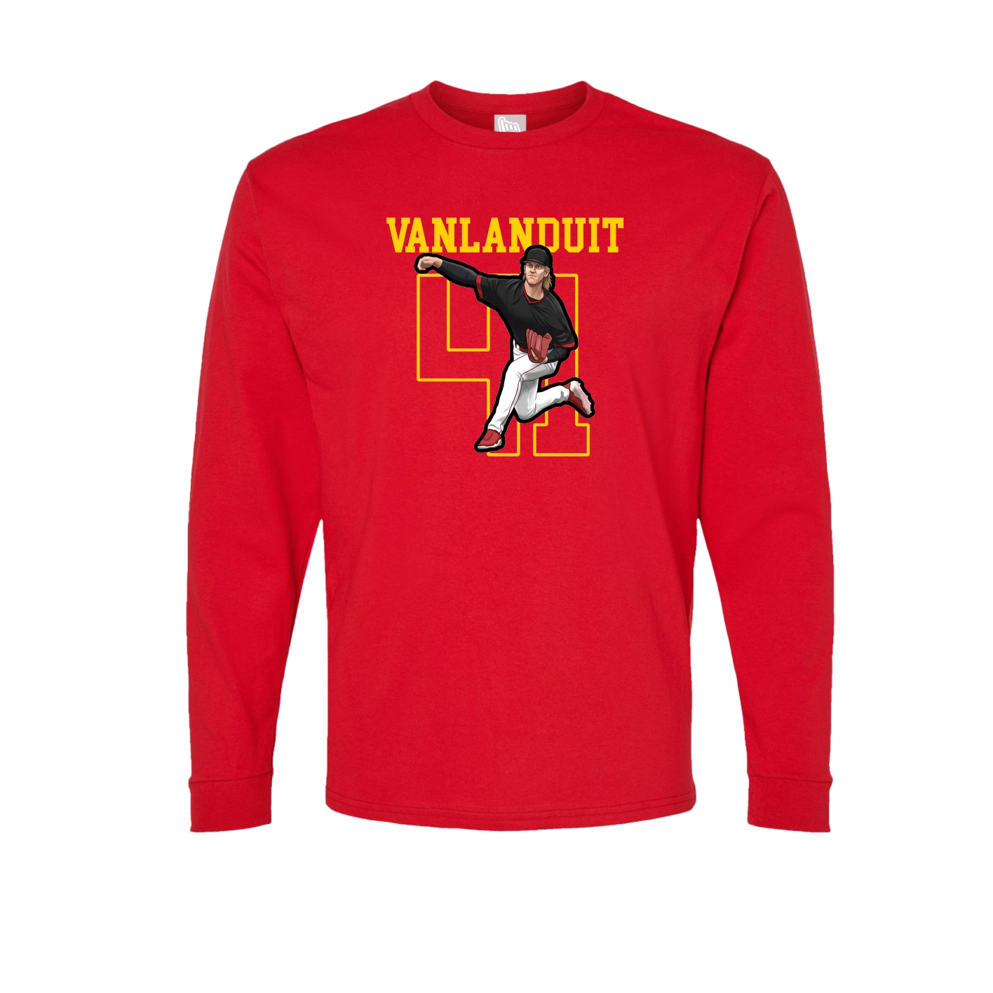 Long Sleeve Tee — Shirsey in Red