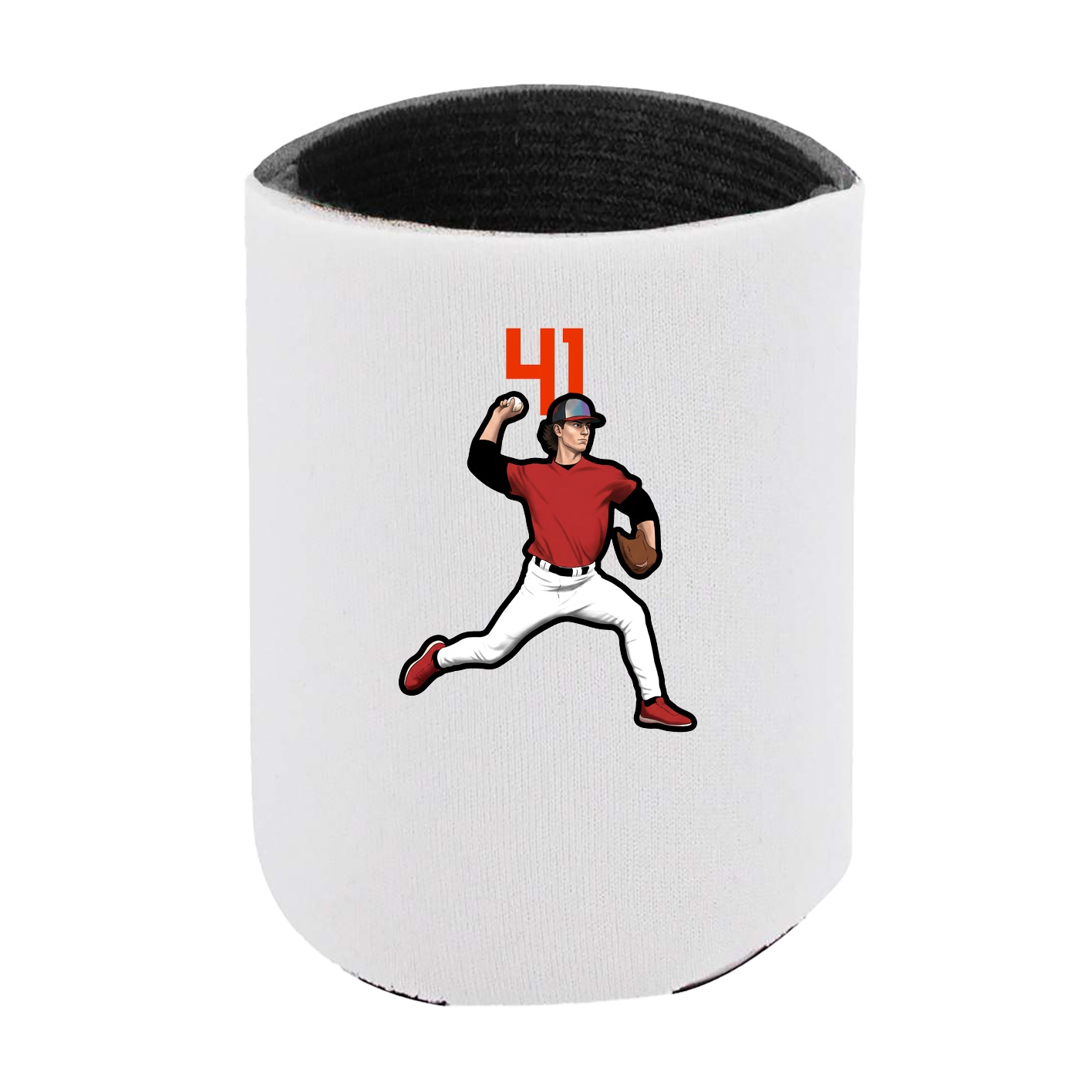 Can Holder — Number Top in White