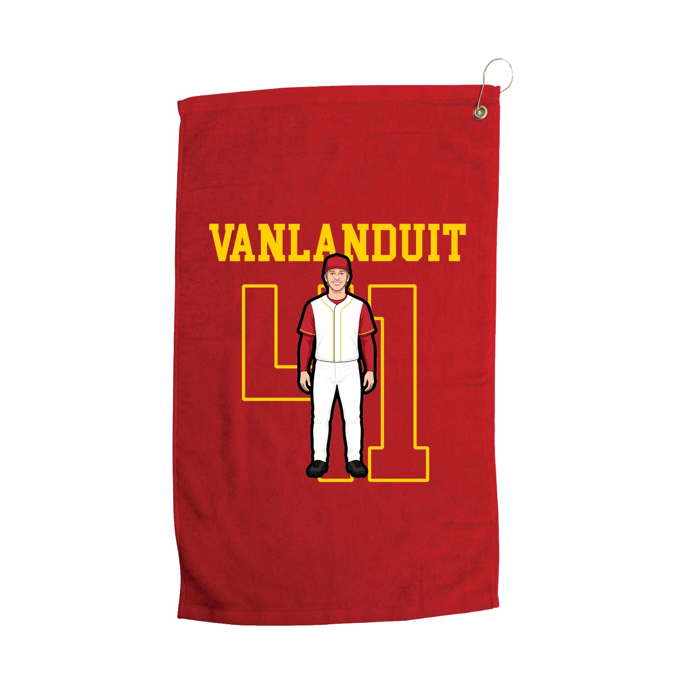 Golf Towel — Shirsey in Red