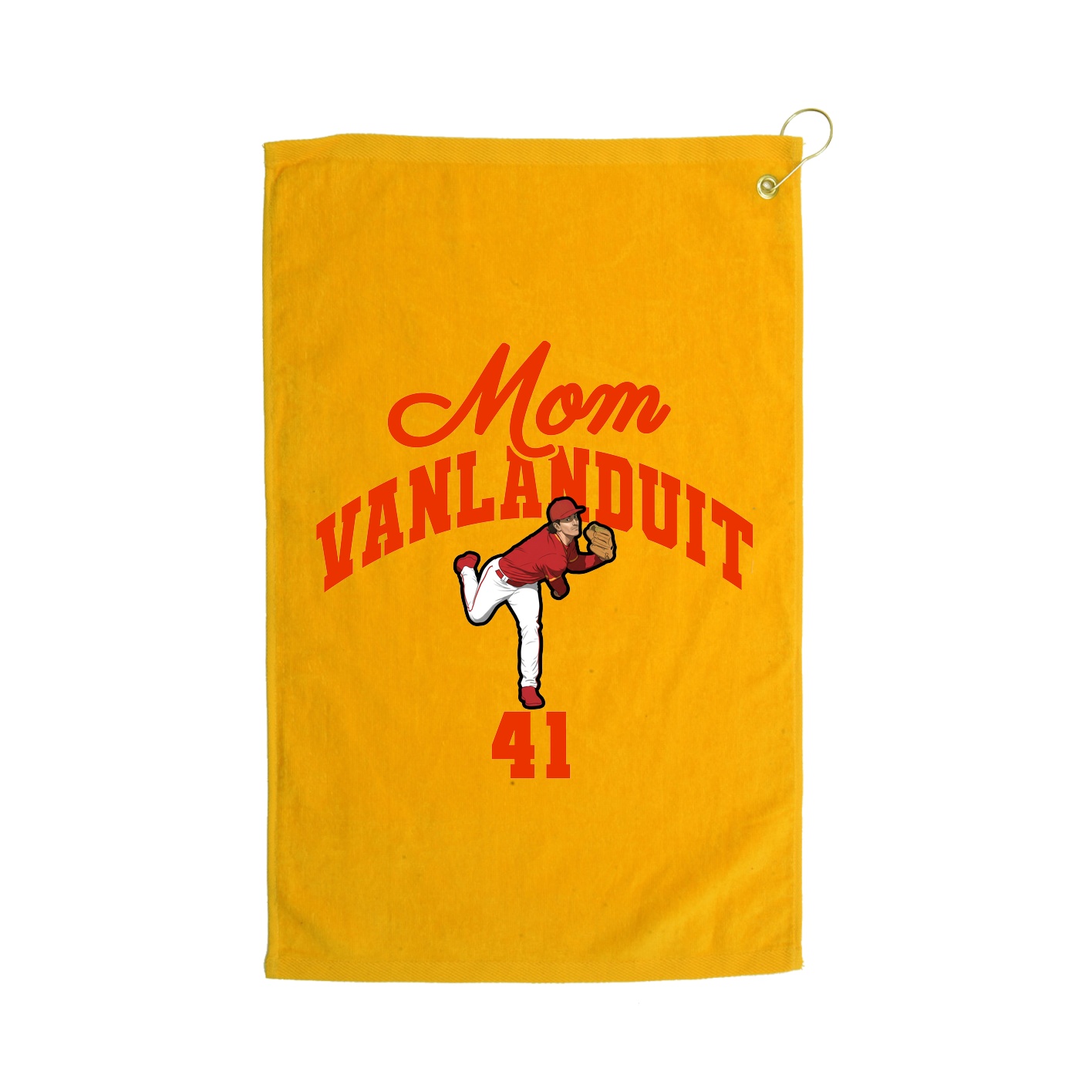 Golf Towel — Mothers Day Arch in Gold