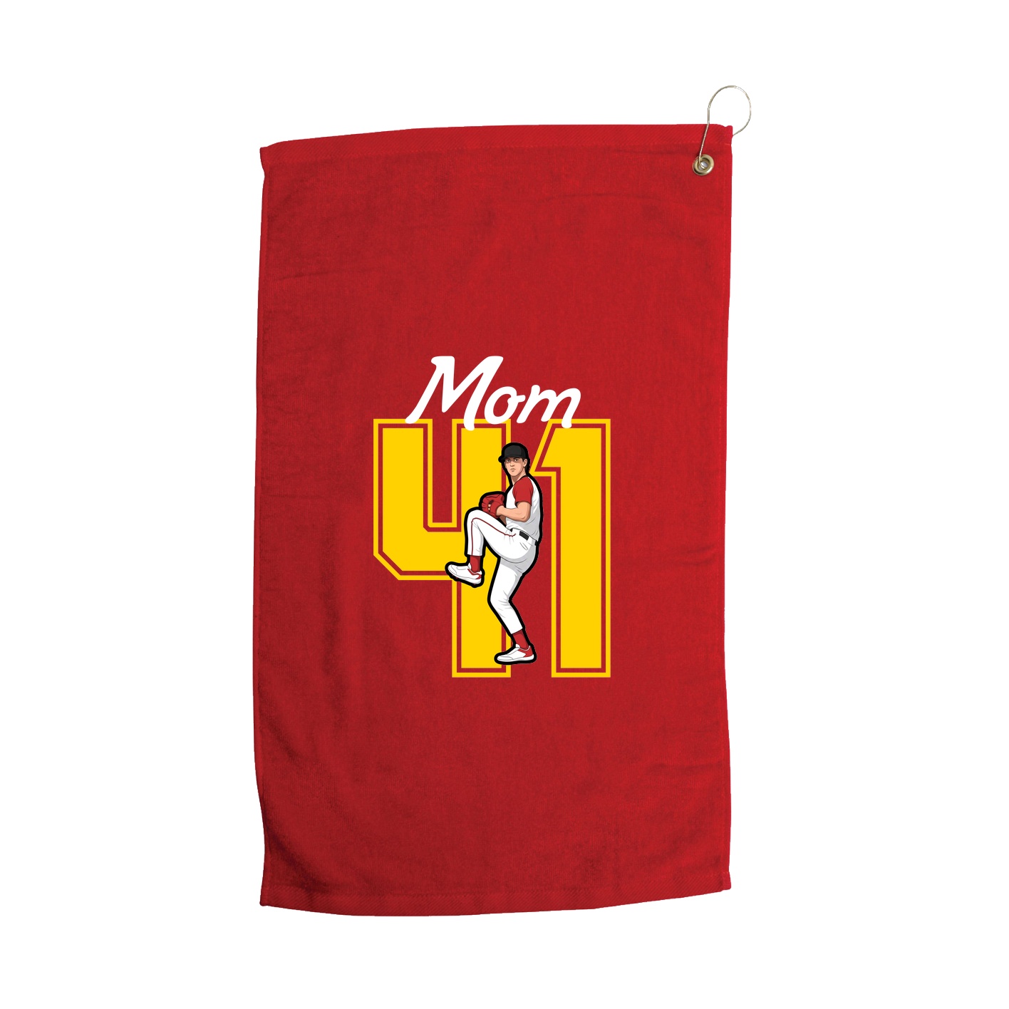Golf Towel — Mothers Day Shirsey in Red