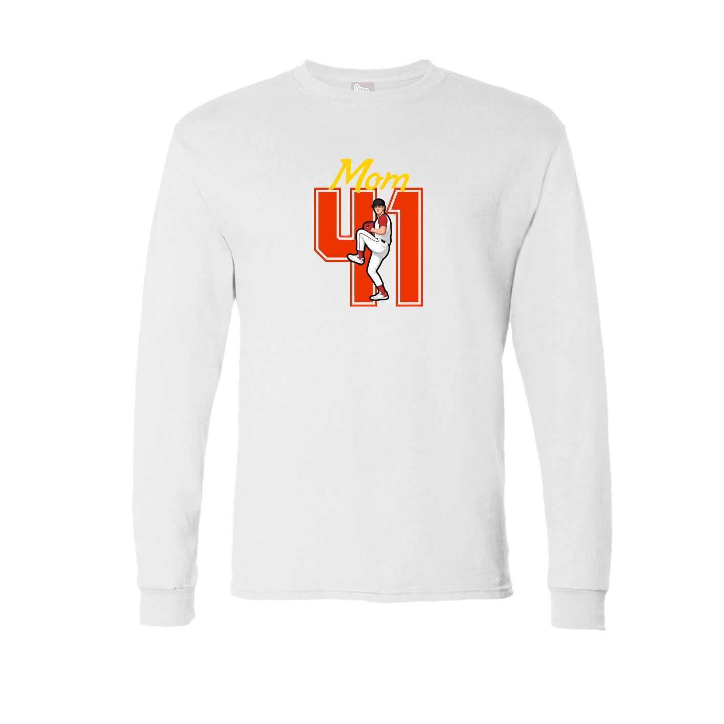 Long Sleeve Tee — Mothers Day Shirsey in White