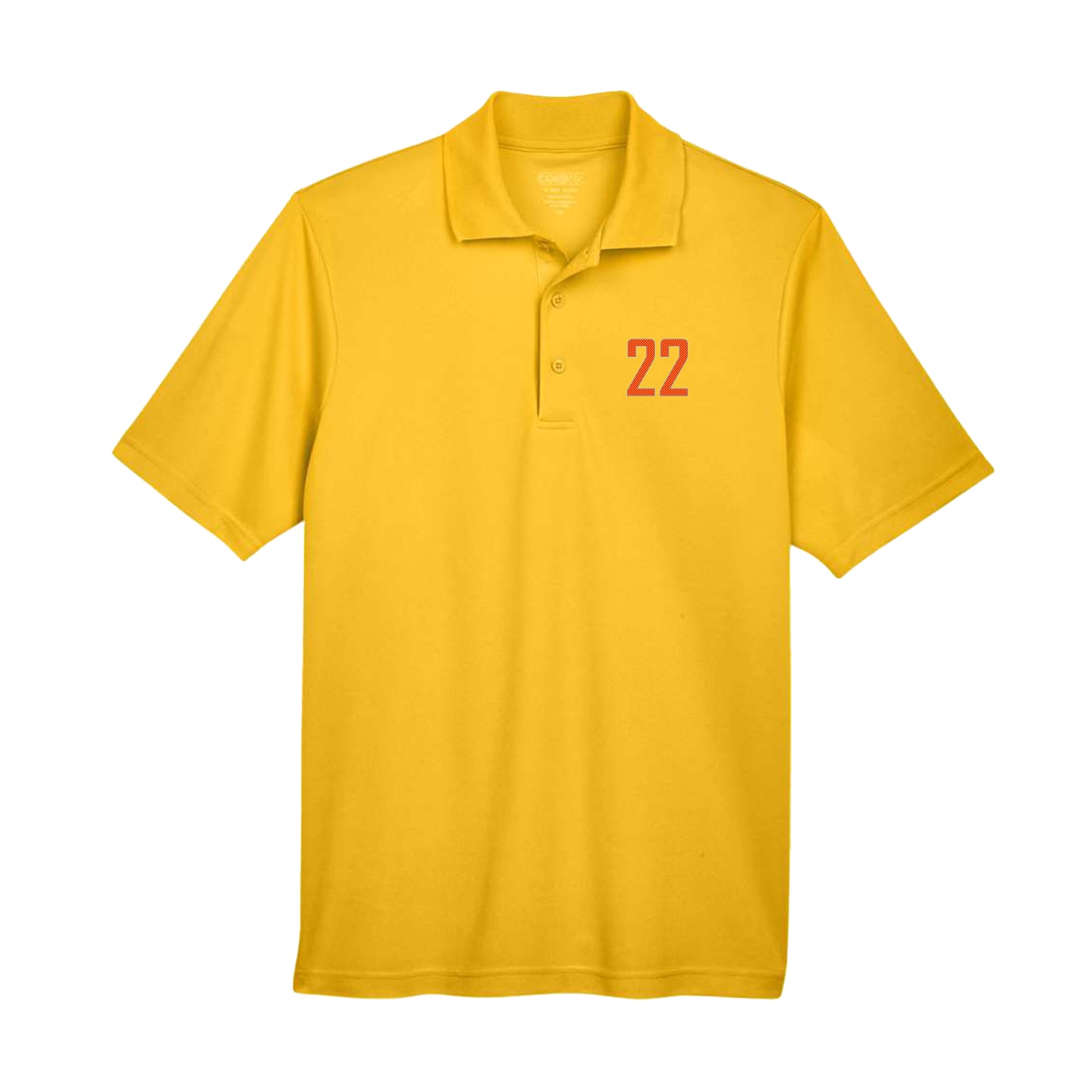 Performance Polo — Front Shirsy in Gold