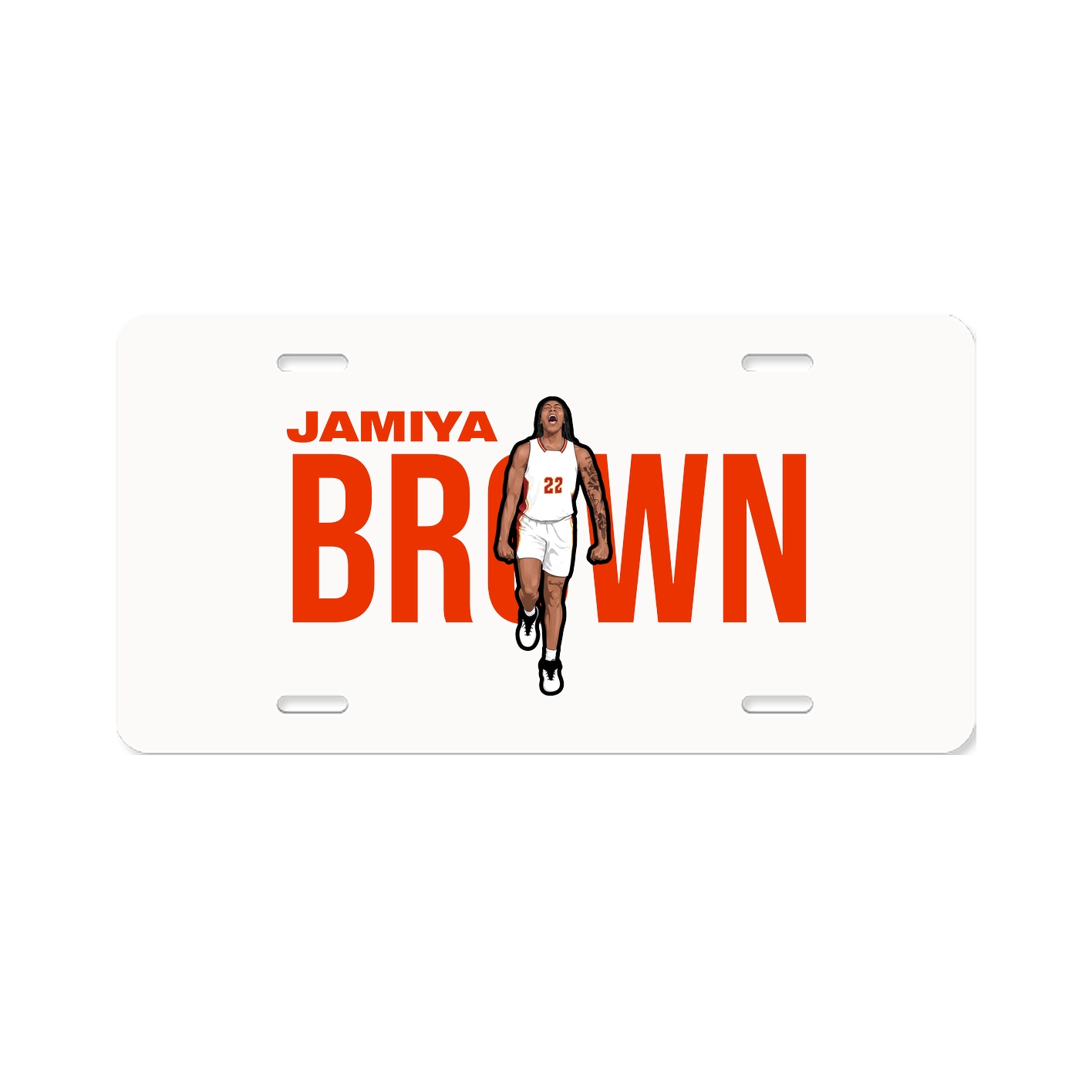 License Plate — Player Name in Classic