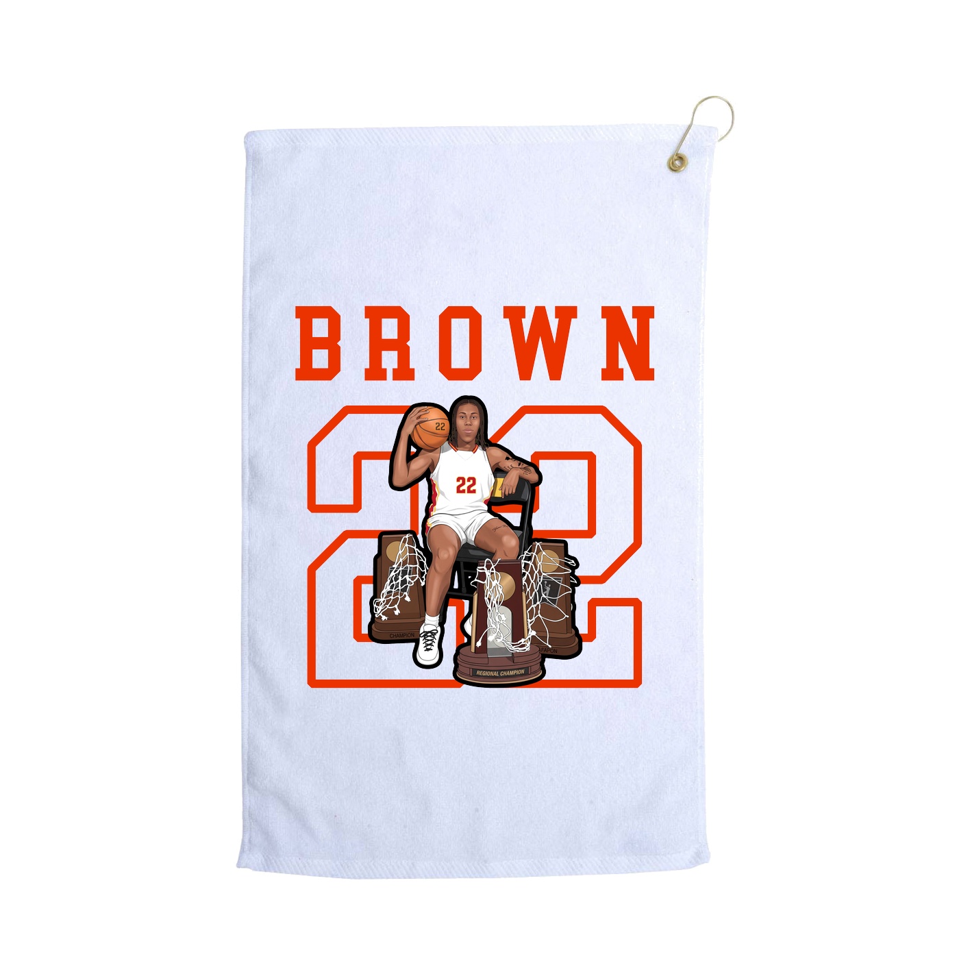 Golf Towel — Shirsey in White
