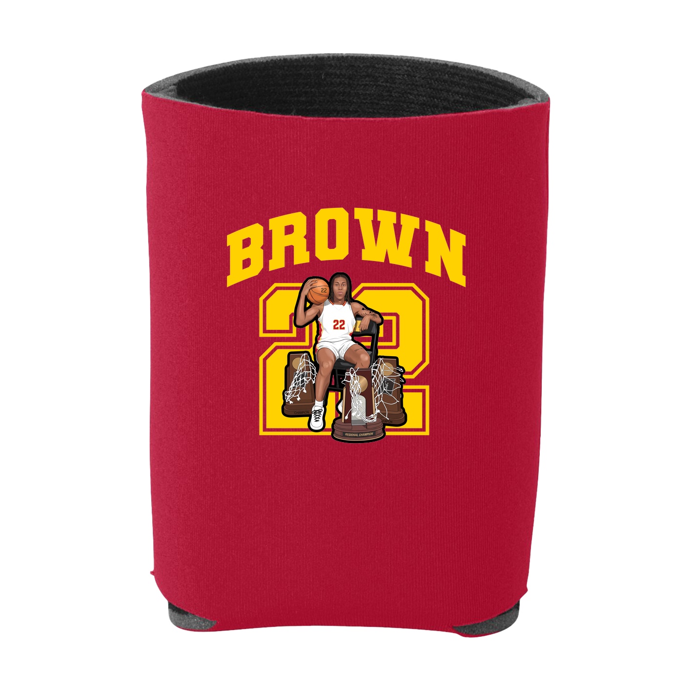 Can Holder — Number in Red