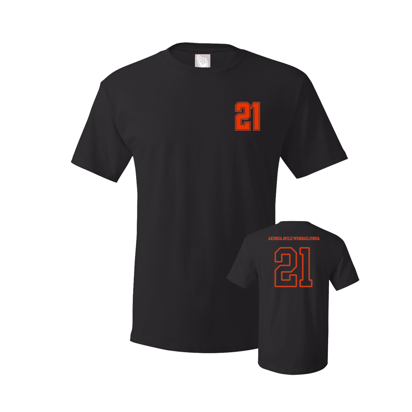 Youth Tee — Chest Back in Black