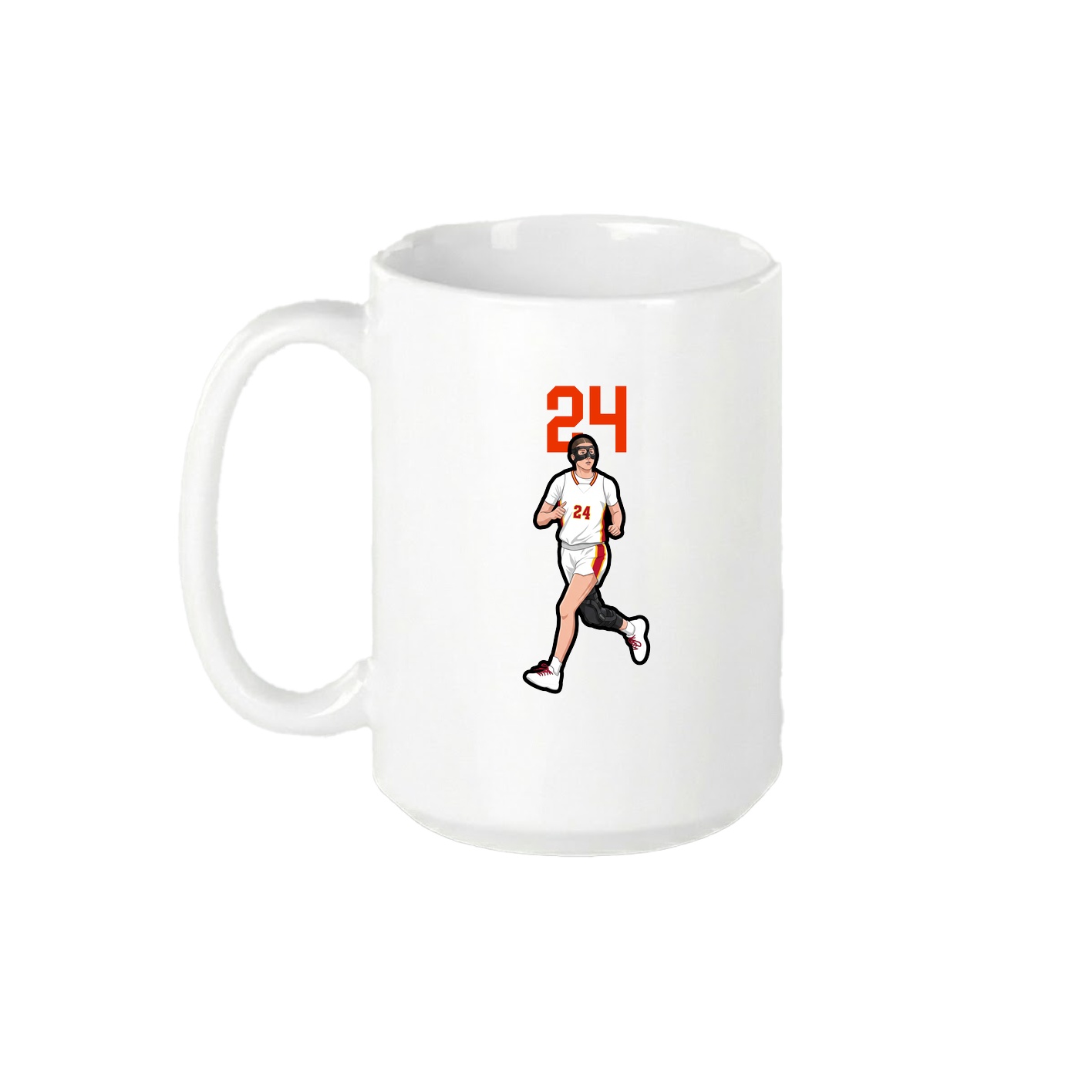 15oz Coffee Mug — Number Top in White