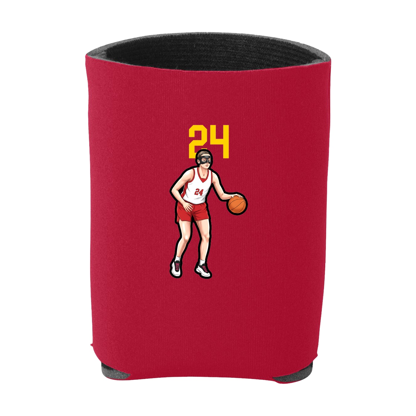 Can Holder — Number Top in Red