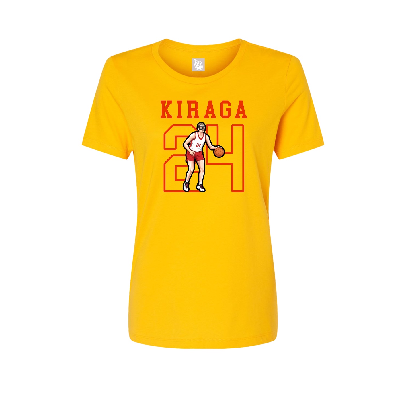Fitted Women's Tee — Shirsey in Gold