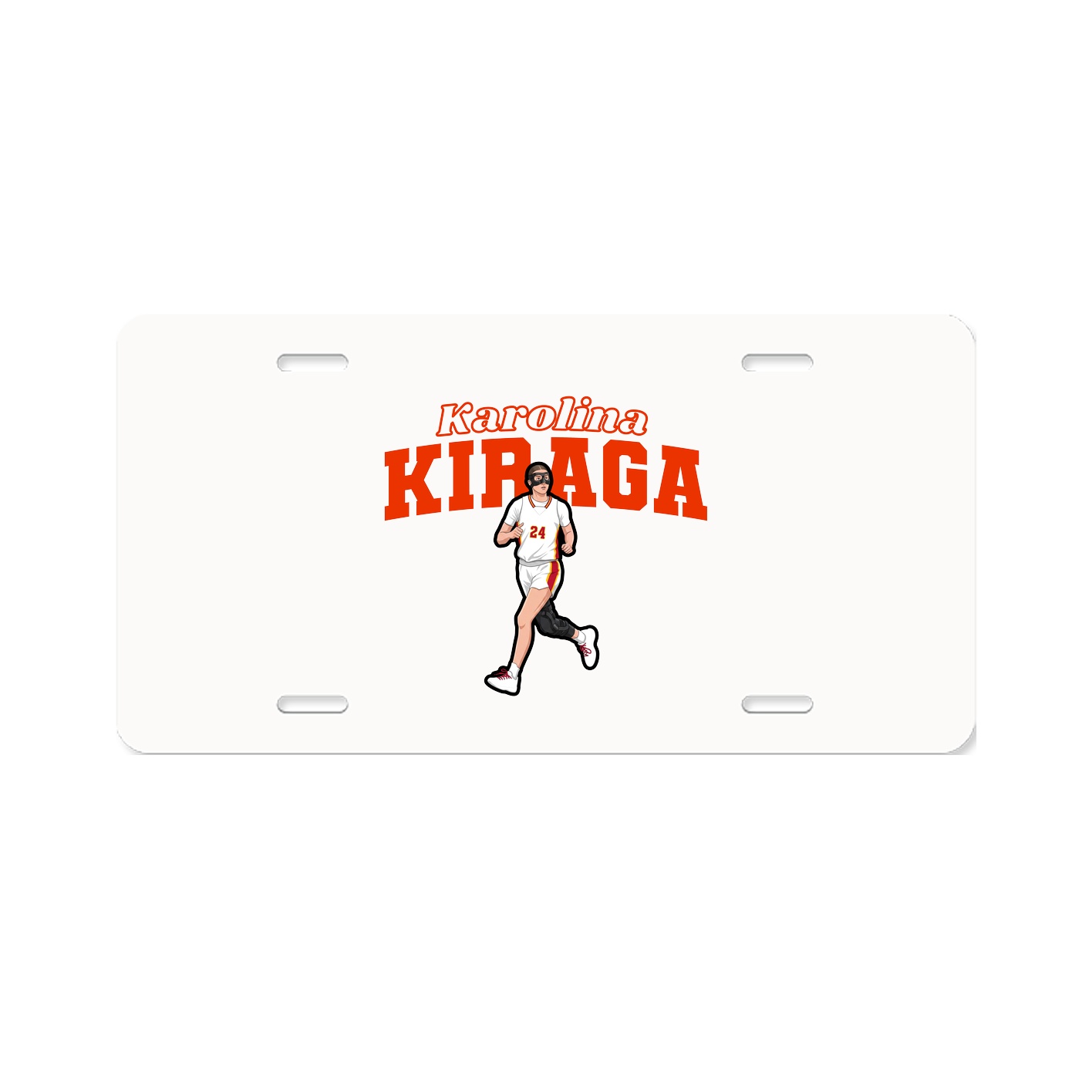 License Plate — Name Arch in Classic