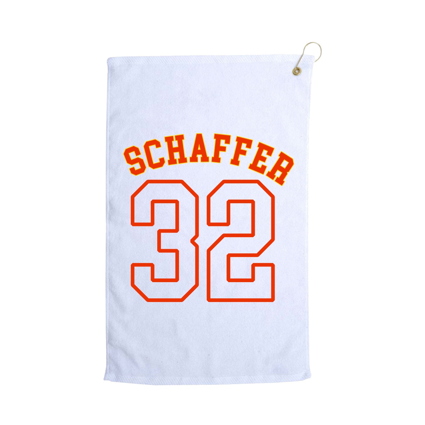 Golf Towel — Shirsey Arch in White