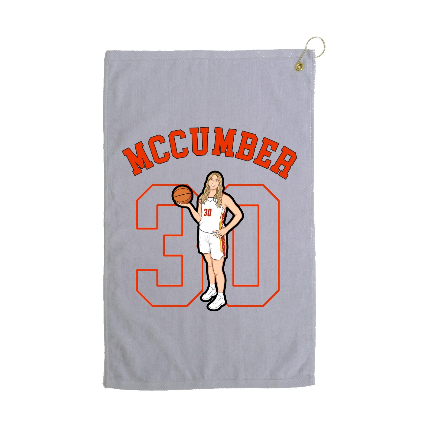 Golf Towel — Shirsey Arch in Grey
