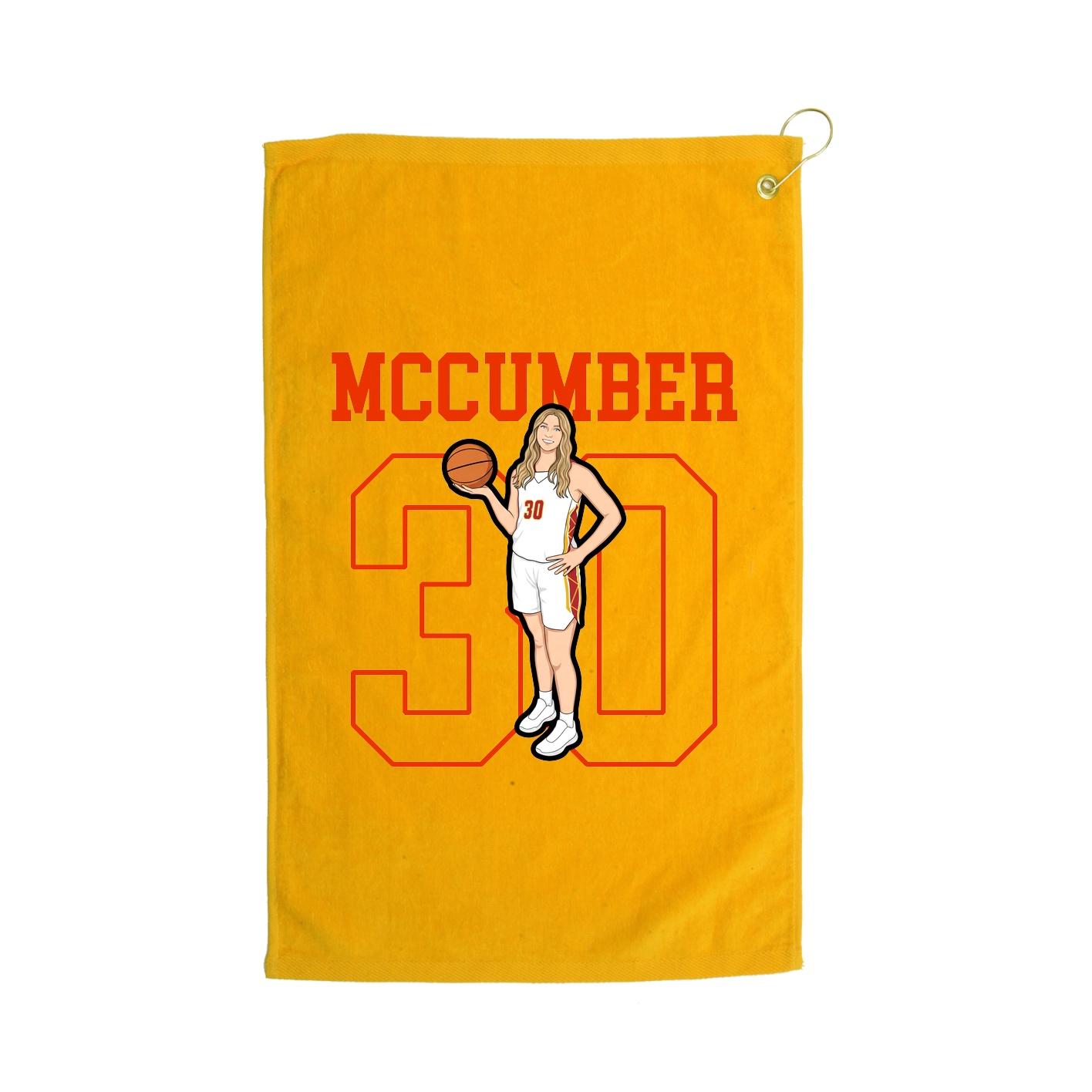 Golf Towel — Shirsey in Gold