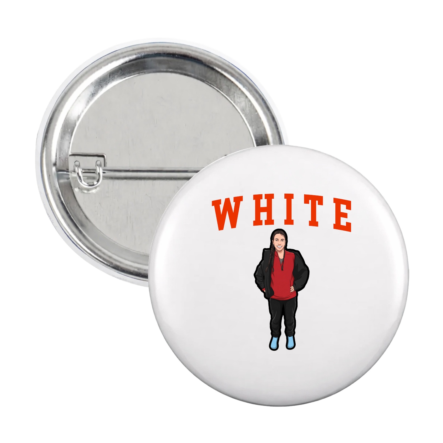 Game Day Button — Shirsey in White