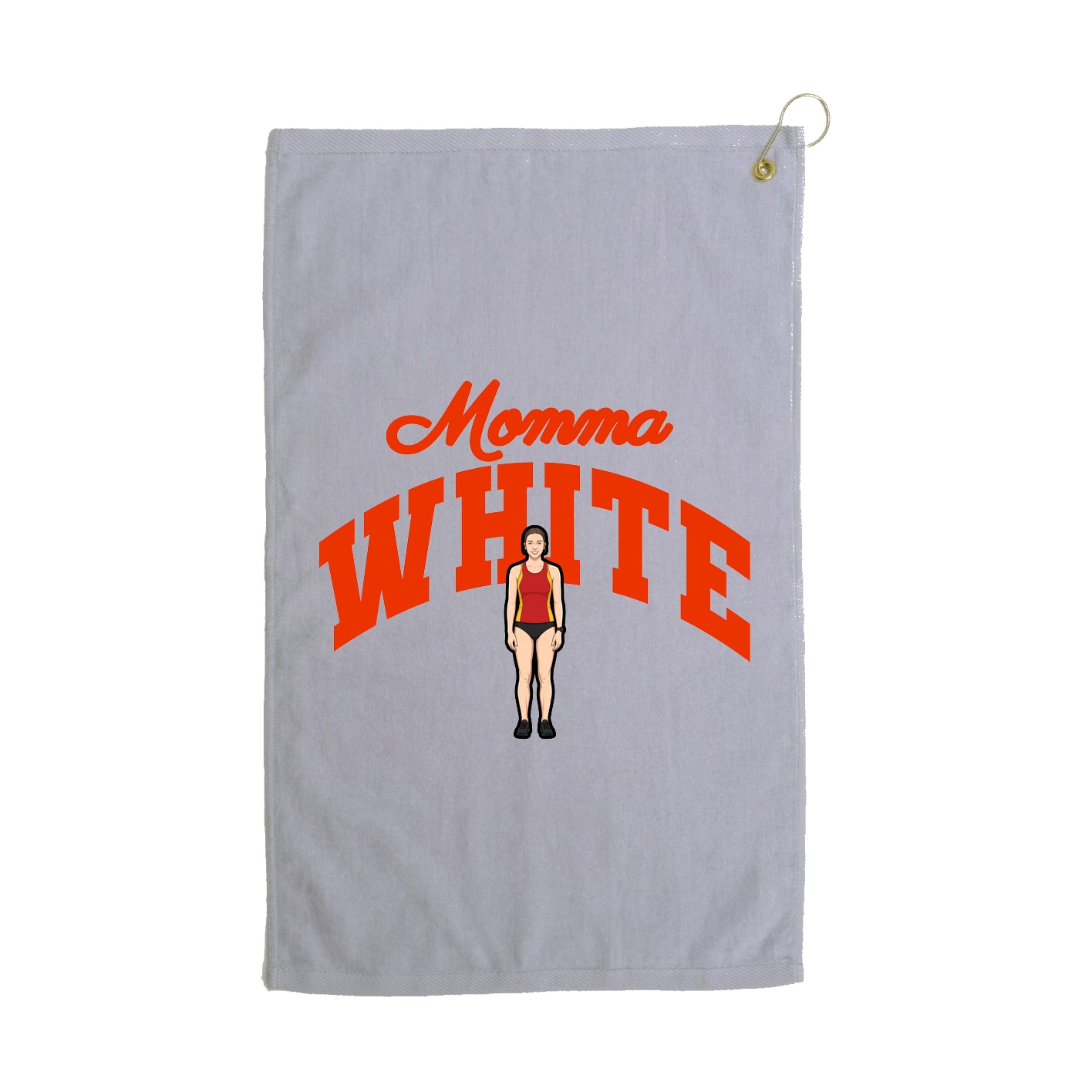 Golf Towel — Mothers Day Arch in Grey