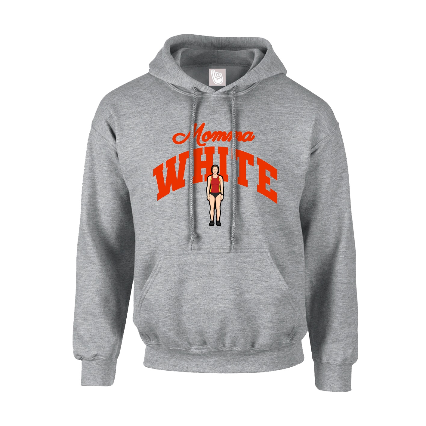 Hoodie — Mothers Day Arch in Grey