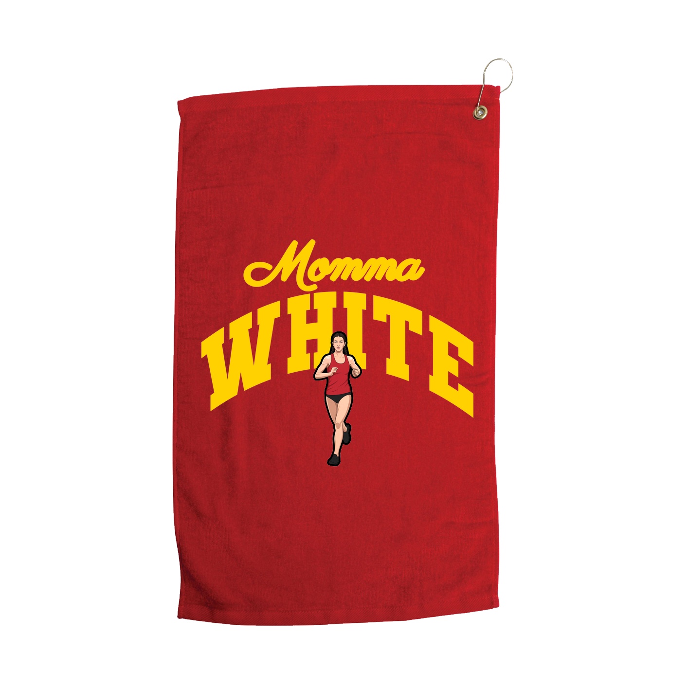 Golf Towel — Mothers Day Arch in Red