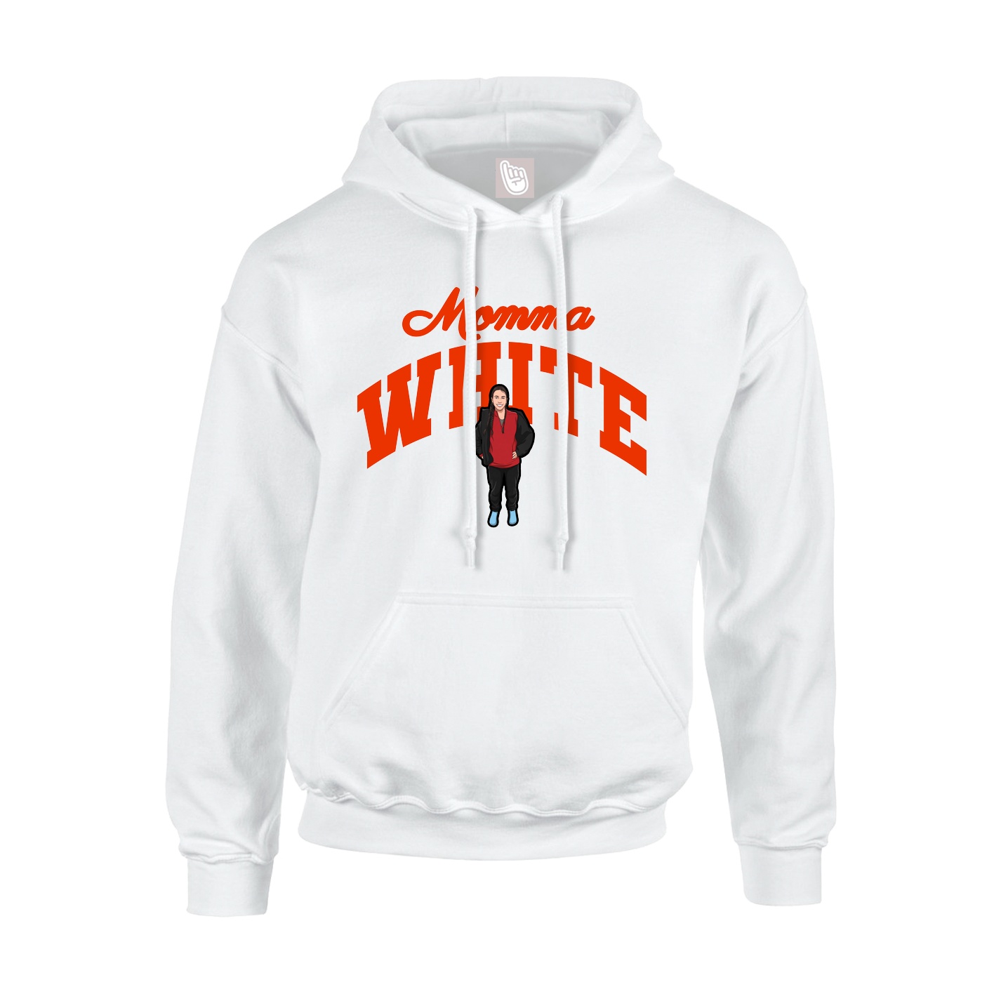 Youth Hoodie — Mothers Day Arch in White