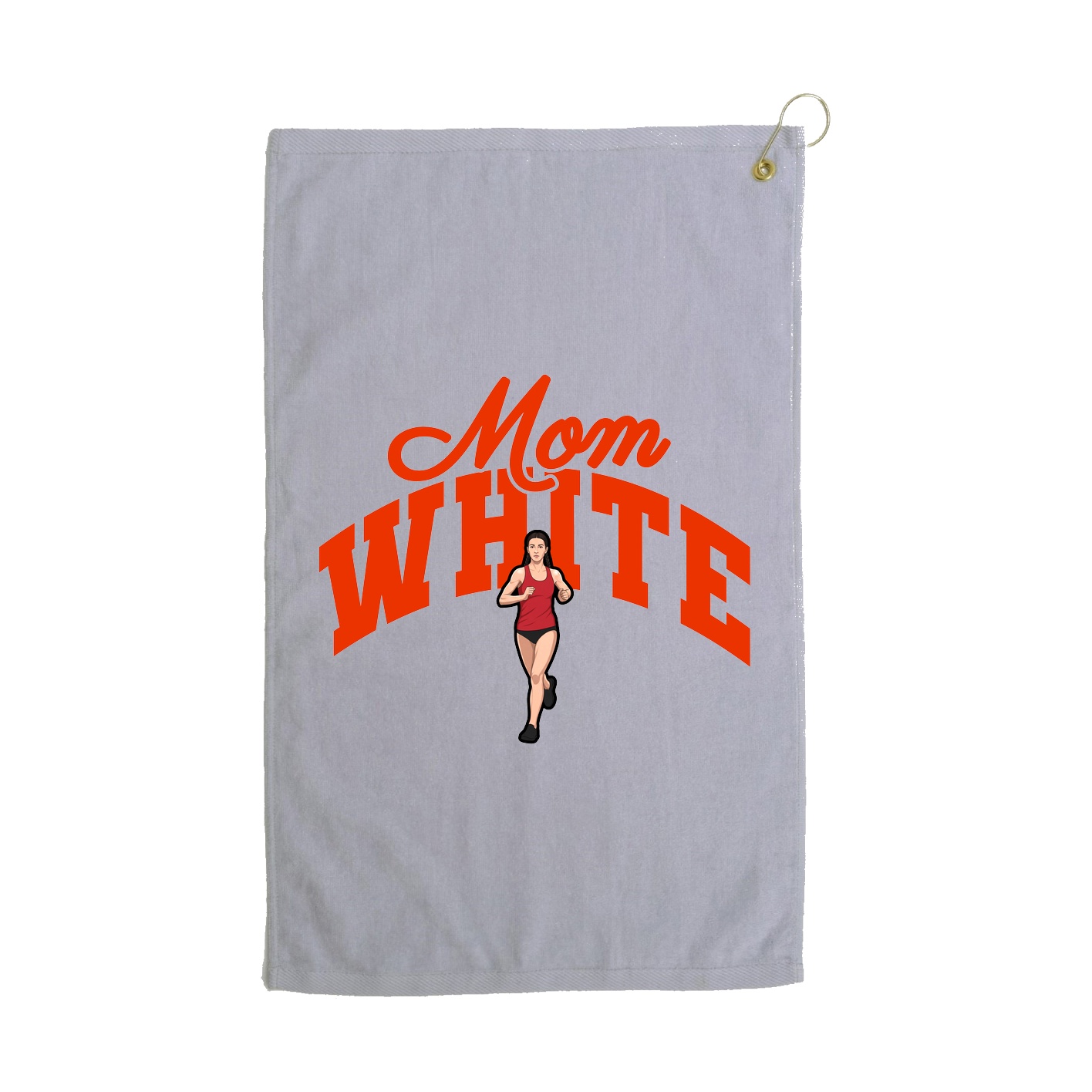 Golf Towel — Mothers Day Arch in Grey