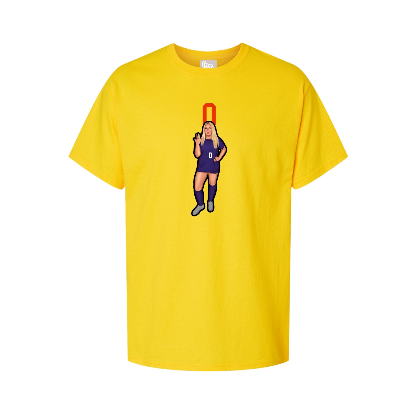 Tee — Number Top in Gold