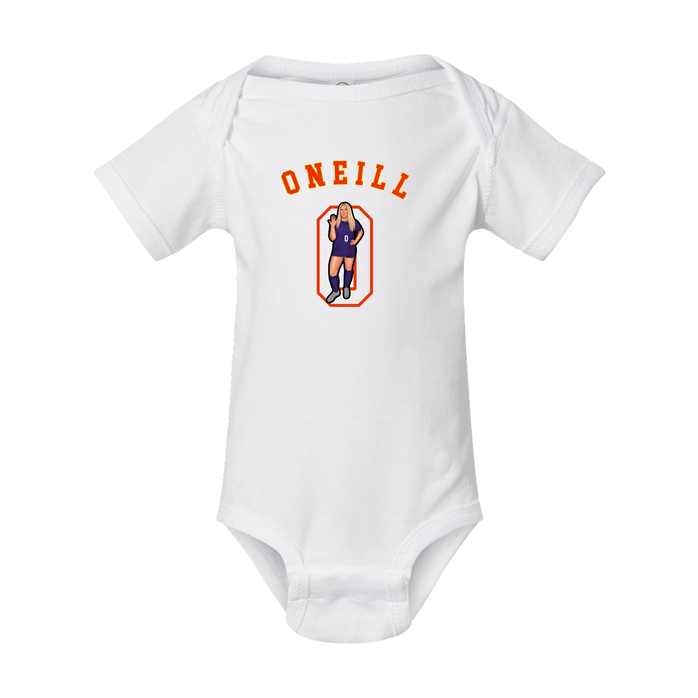 Baby Onesie — Shirsey Arch in White