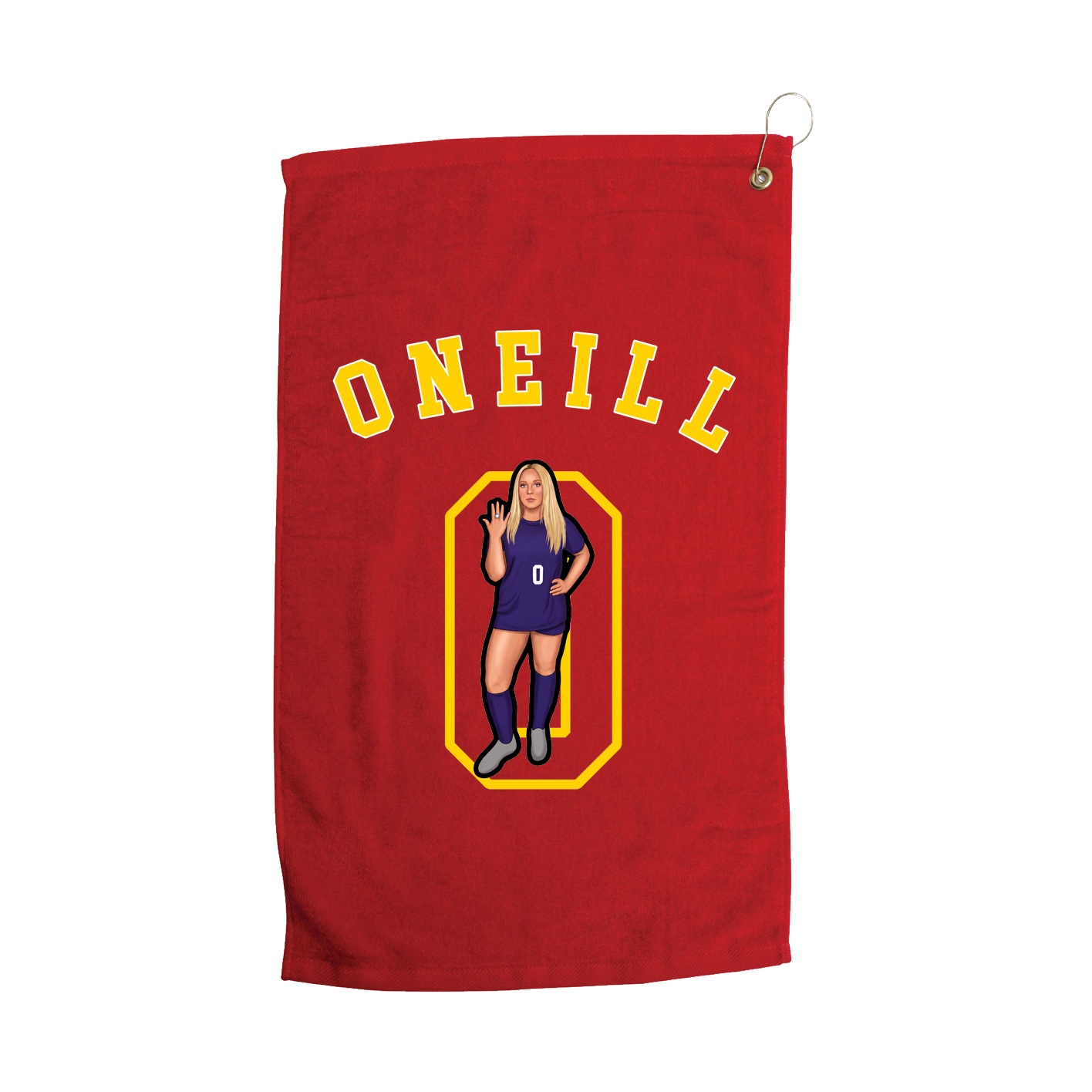 Golf Towel — Shirsey Arch in Red