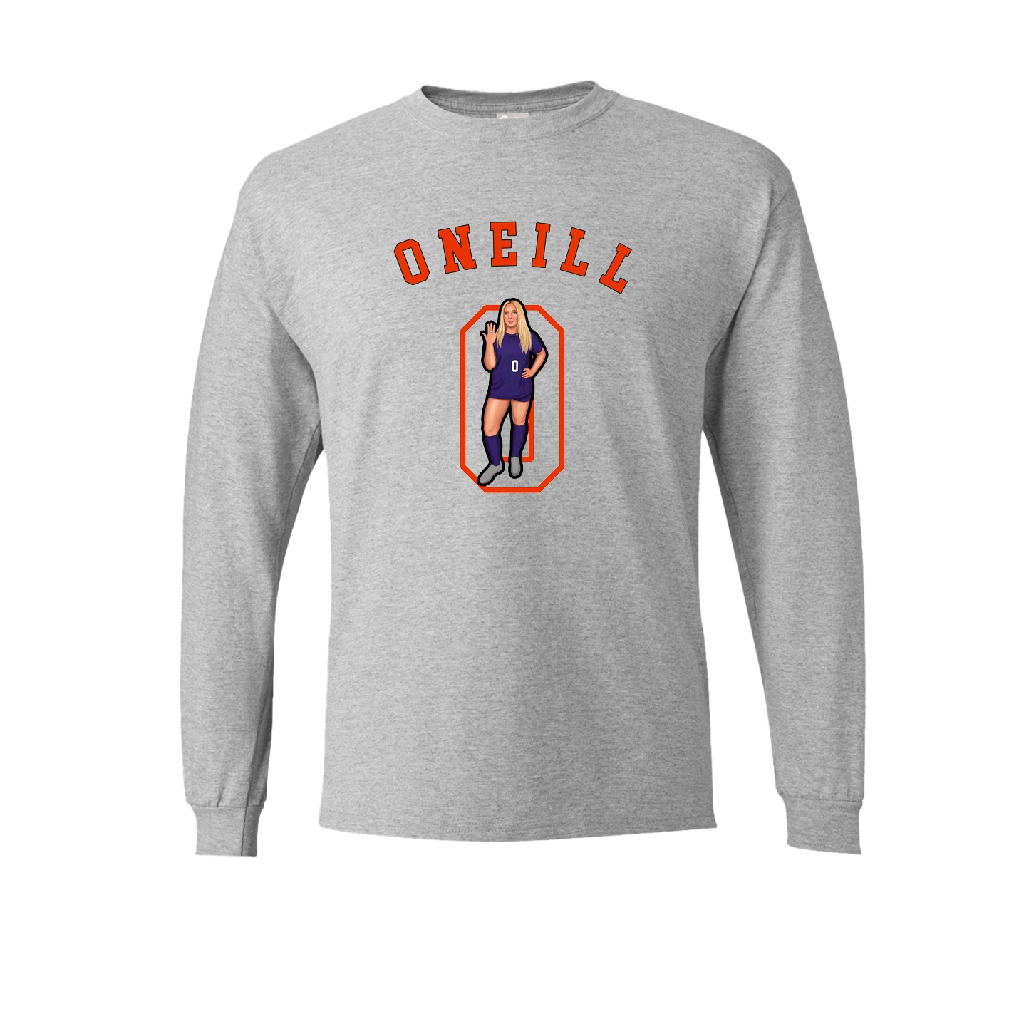 Long Sleeve Tee — Shirsey Arch in Grey