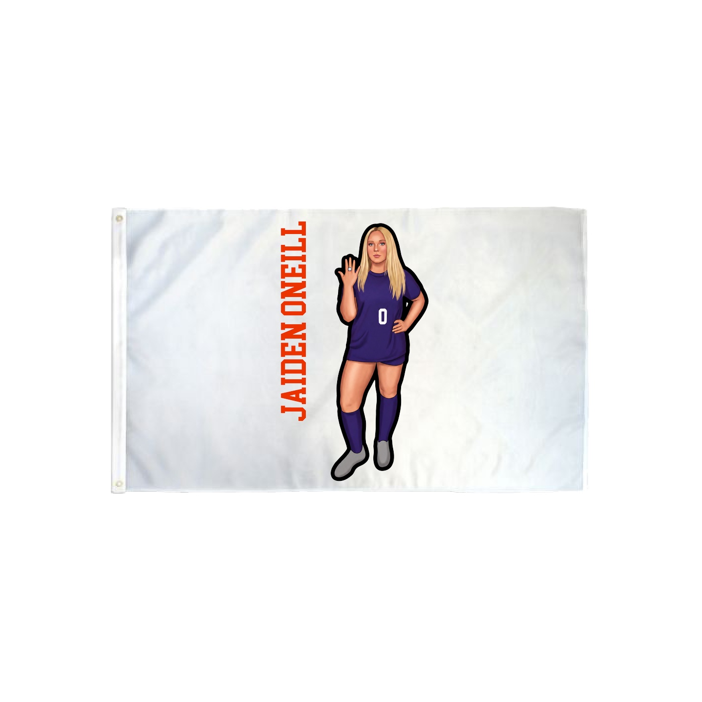 3x5 Flag — Name Vertical in Classic