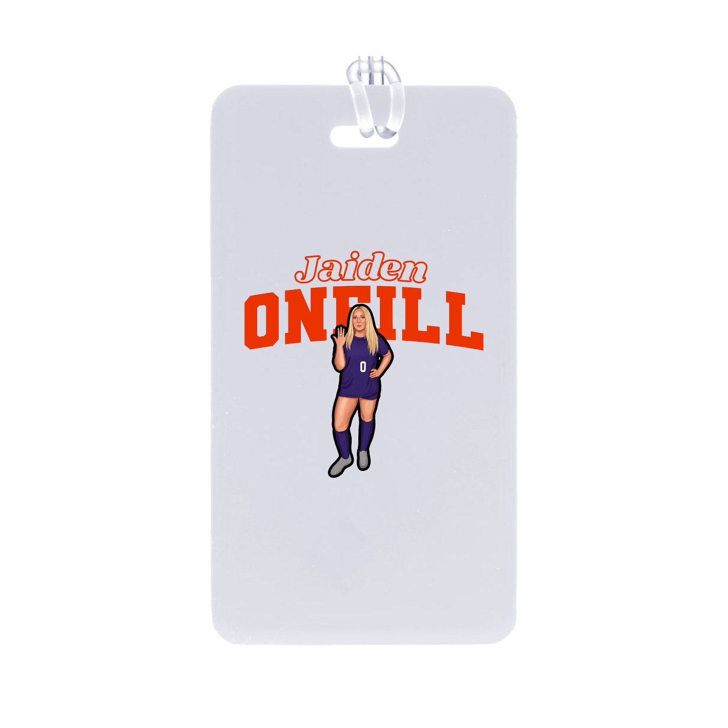 Bag Tag — Name Arch in Classic