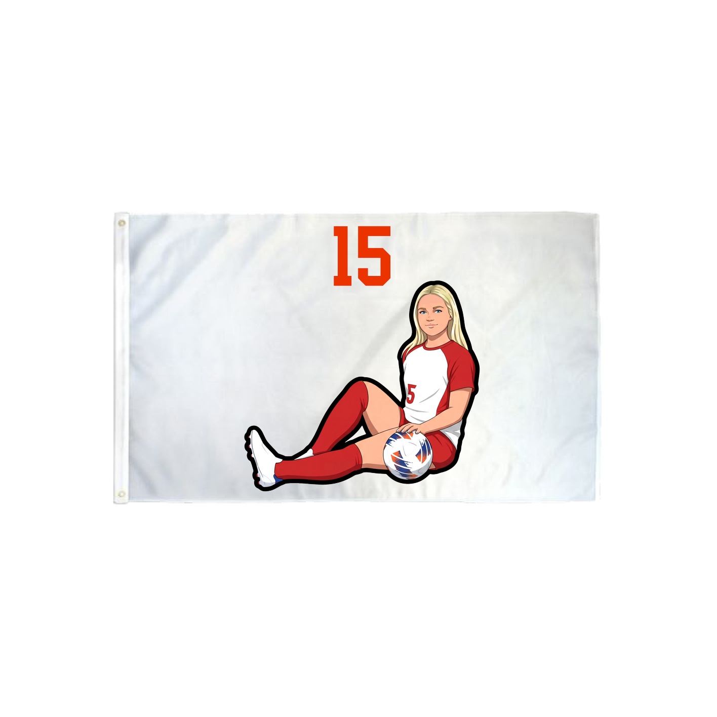 3x5 Flag — Number Top in Classic