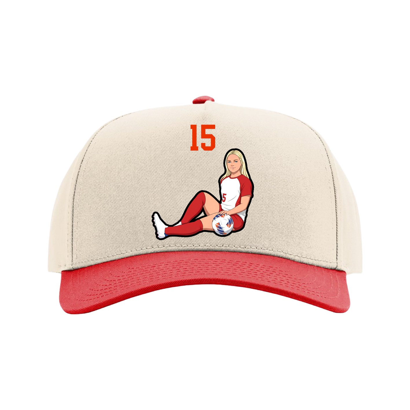 Full Fabric Five-Panel Champ Cap