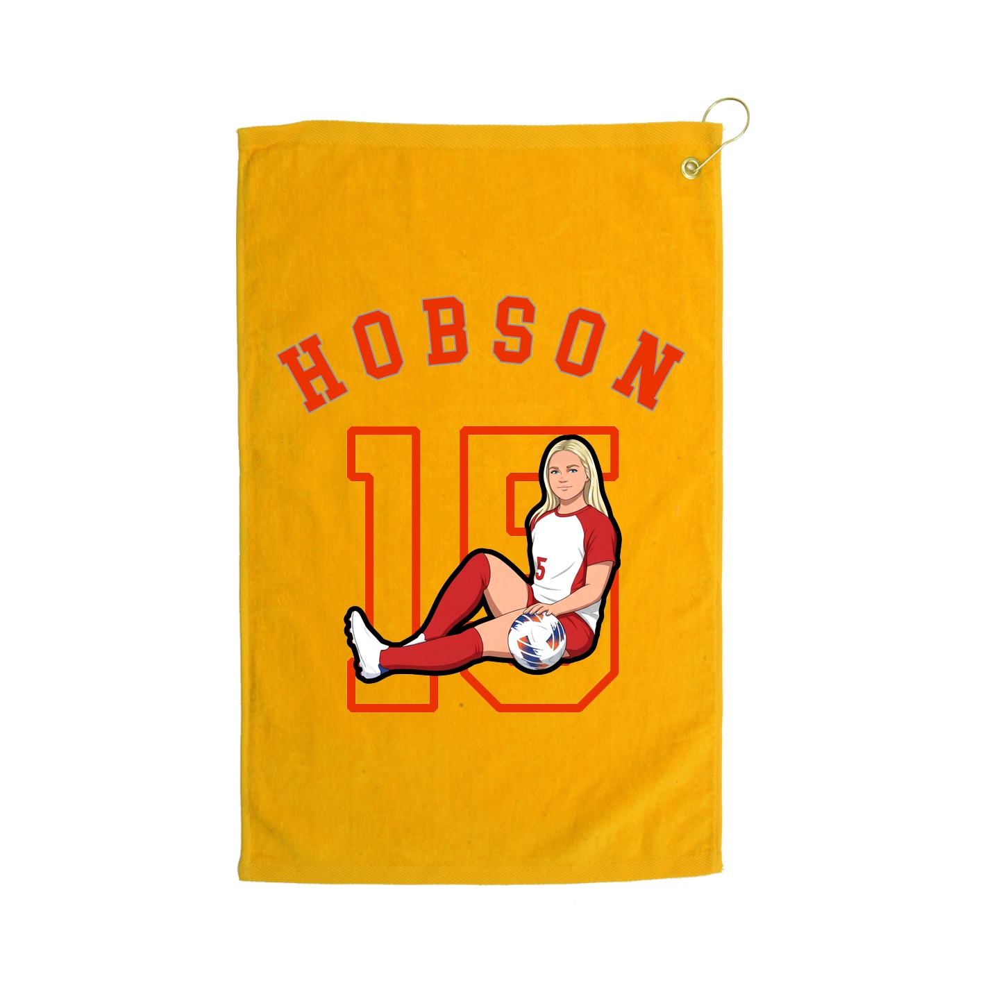 Golf Towel — Shirsey Arch in Gold
