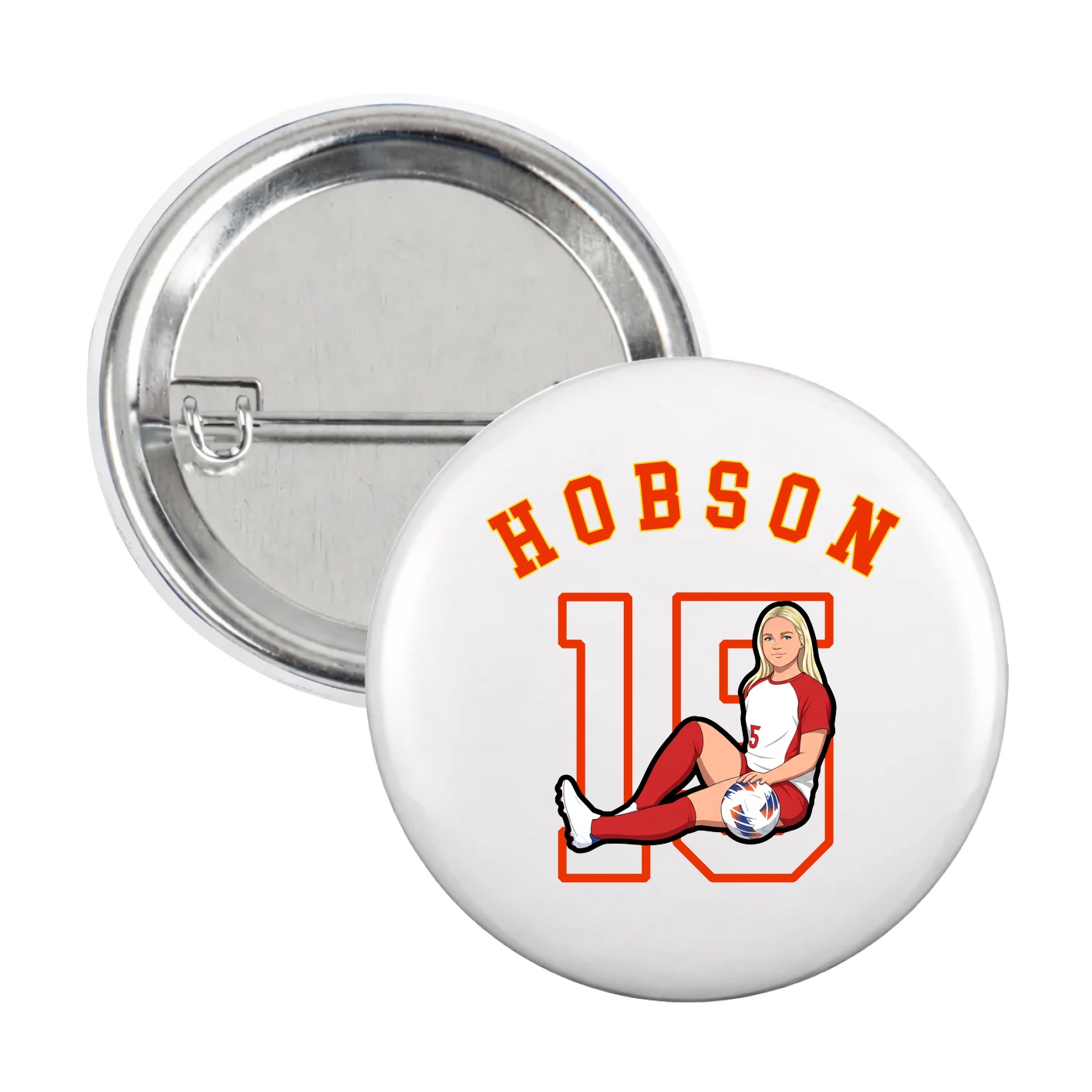 Game Day Button — Shirsey Arch in White