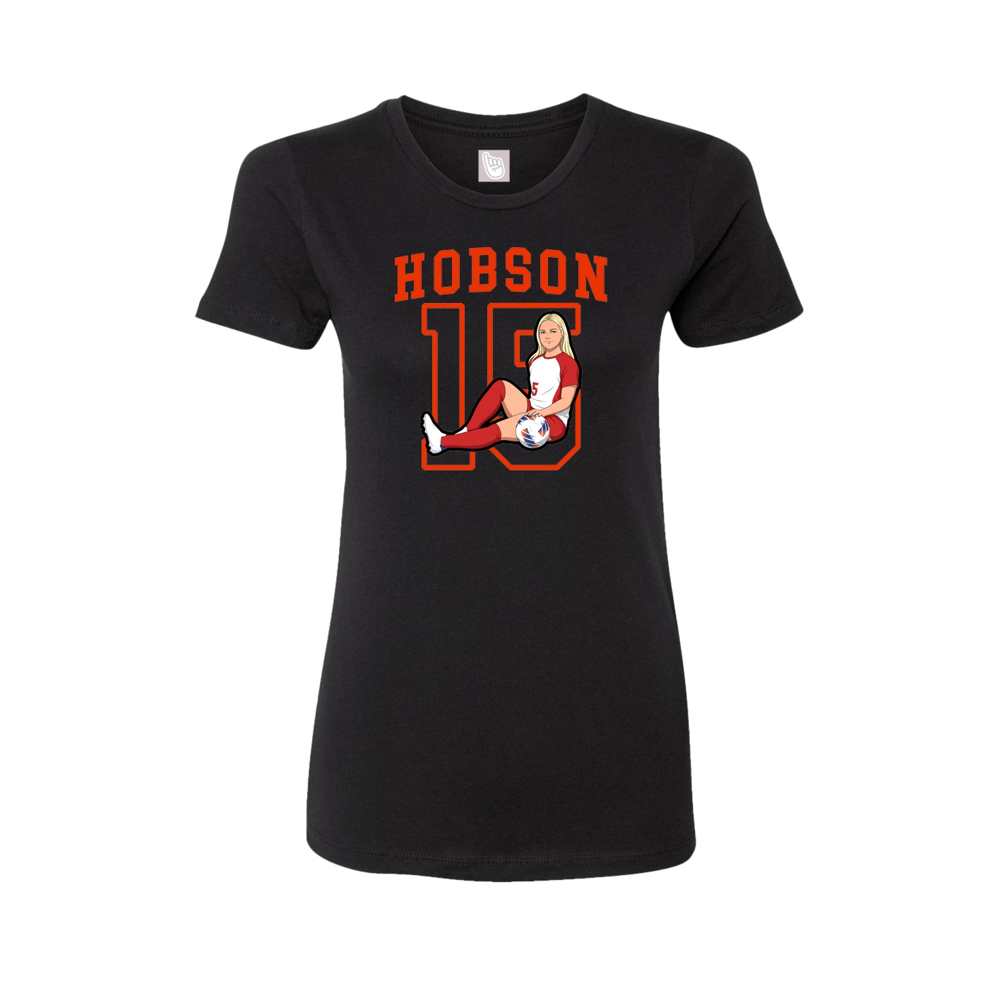 Fitted Women's Tee — Shirsey in Black
