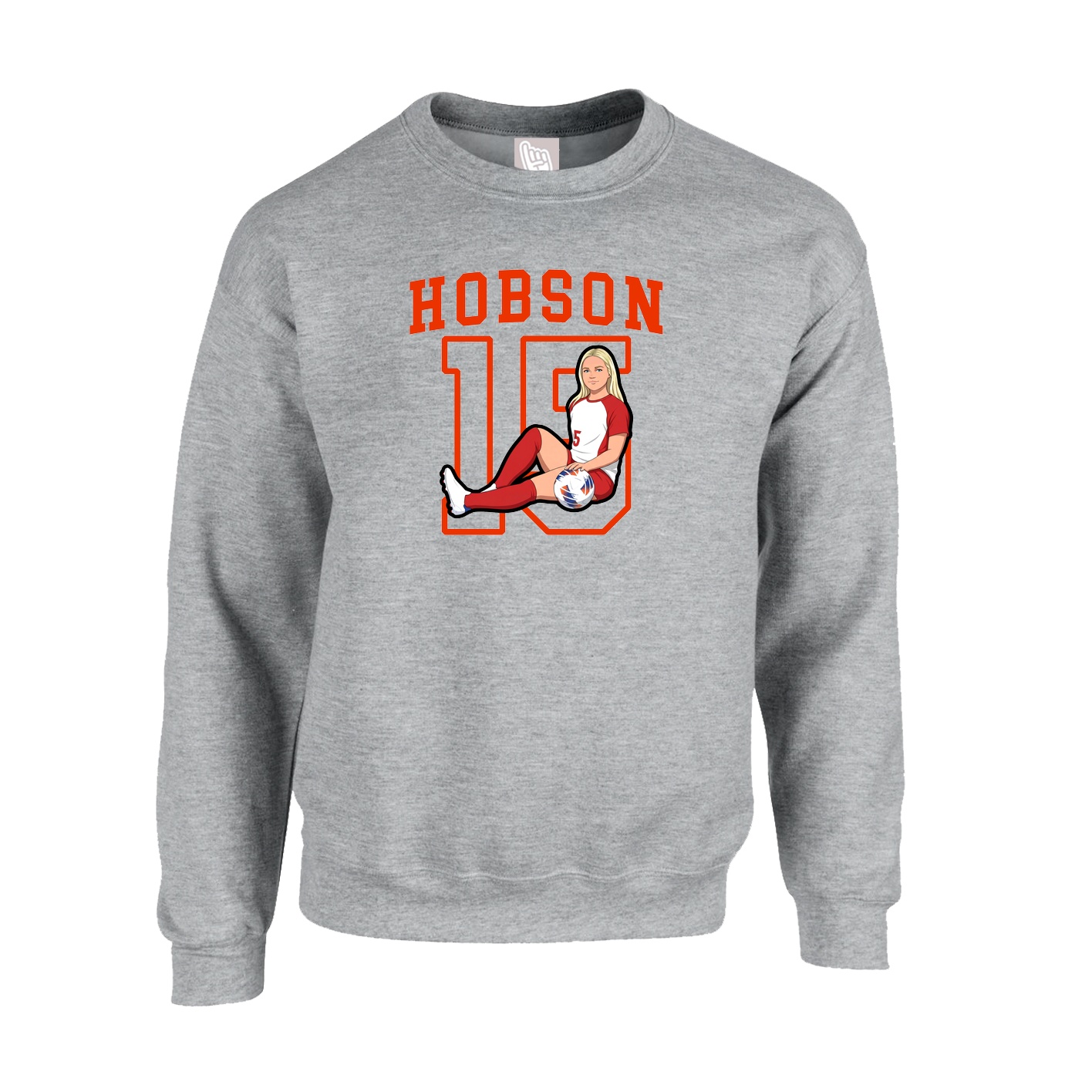 Fleece Crew — Shirsey in Grey