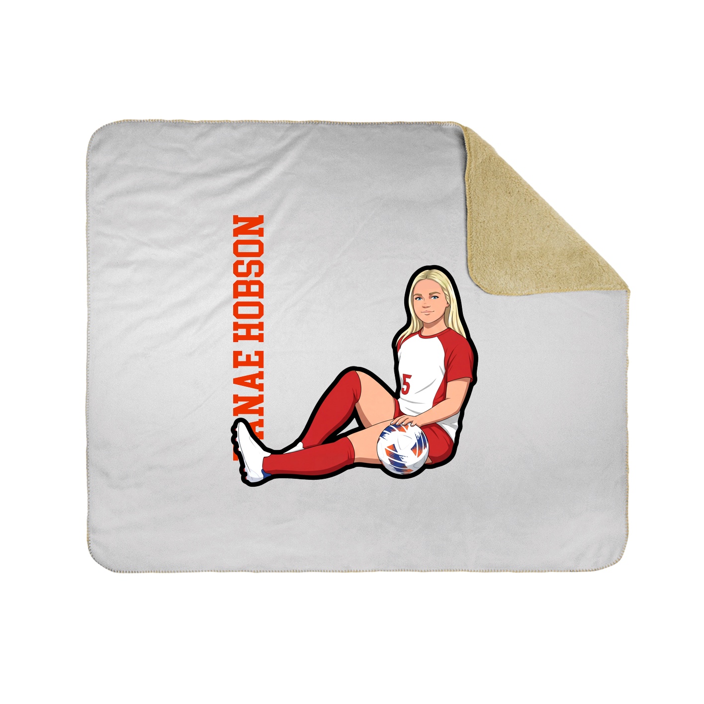50x60 Sherpa Lined Throw Blanket