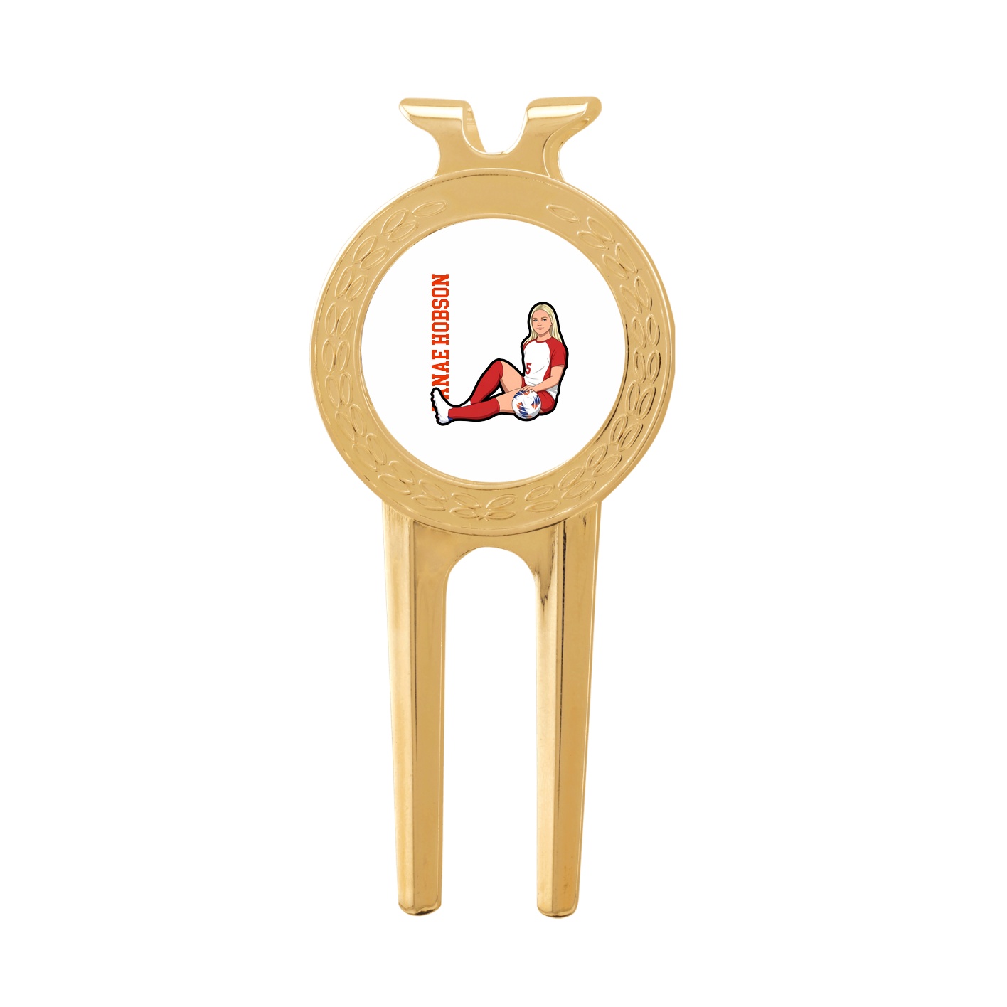 Divot Tool with Ball Marker — Name Vertical in Classic