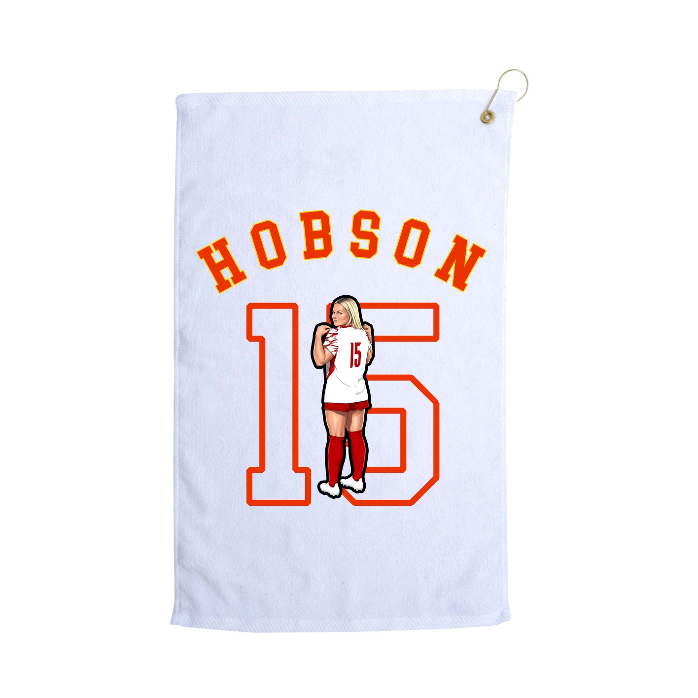 Golf Towel — Shirsey Arch in White