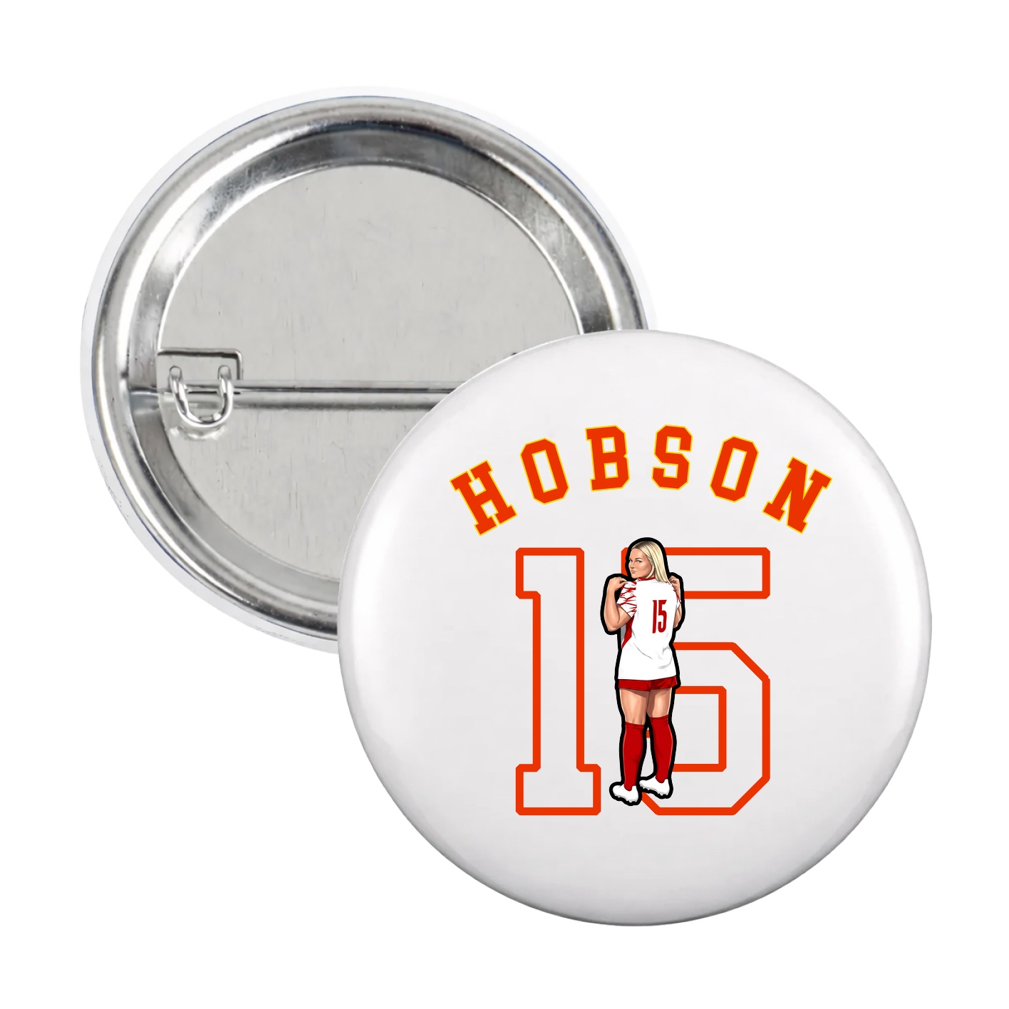 Game Day Button — Shirsey Arch in White