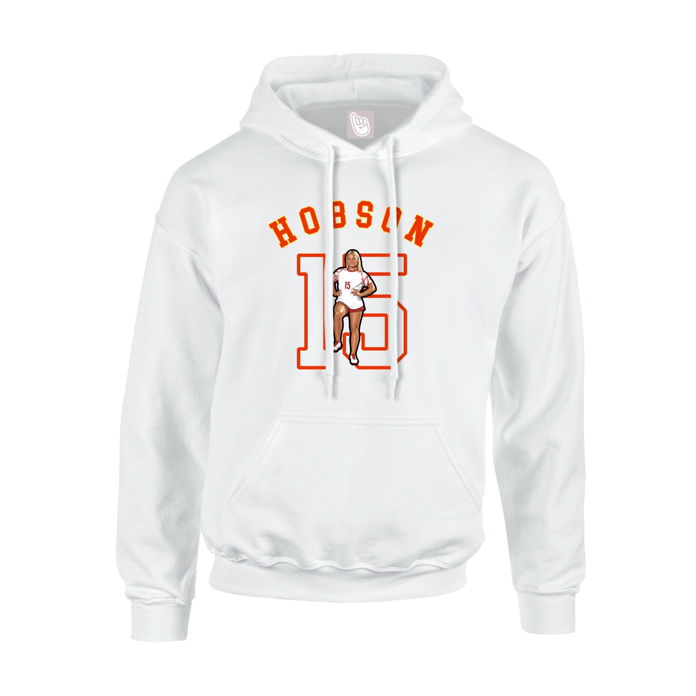 Youth Hoodie — Shirsey Arch in White