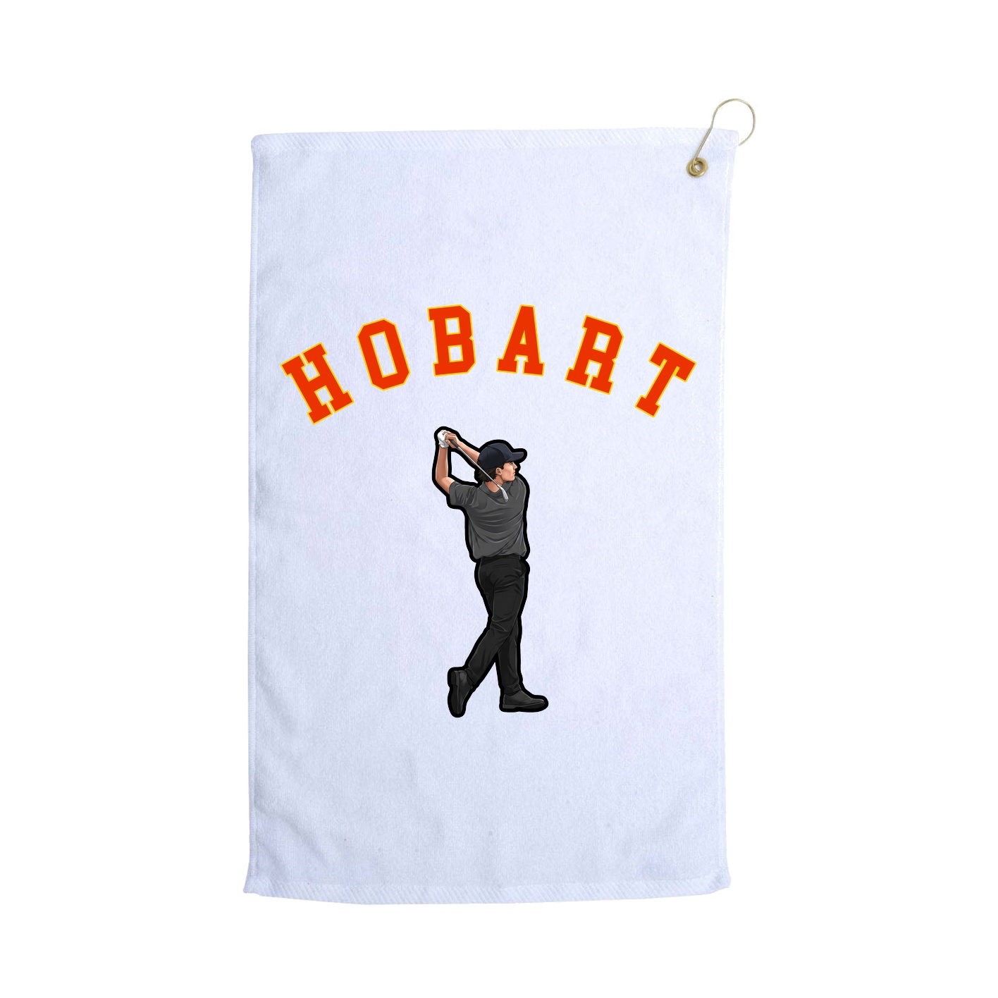 Golf Towel — Shirsey Arch in White