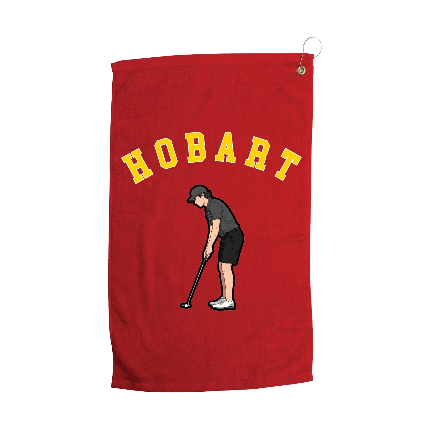 Golf Towel — Shirsey Arch in Red