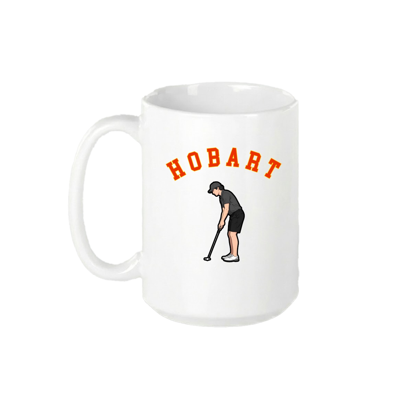 15oz Coffee Mug — Shirsey Arch in White